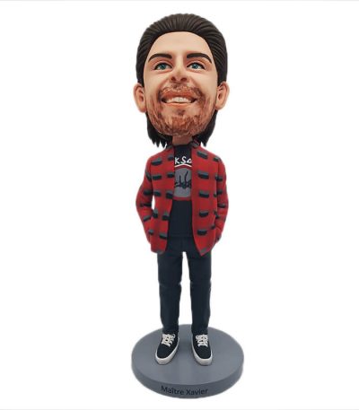 Cool Stranger with Classic Sneakers Personalized Bobblehead