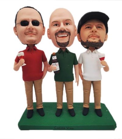 The Happy Drinking Friends Bobbleheads