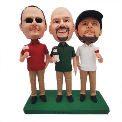 The Happy Drinking Friends Bobbleheads