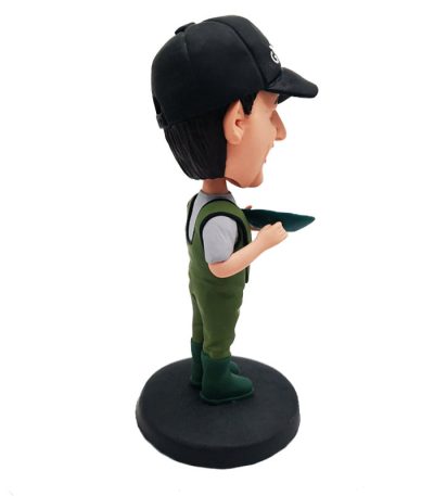 Happy Waiter Custom Made Bobblehead