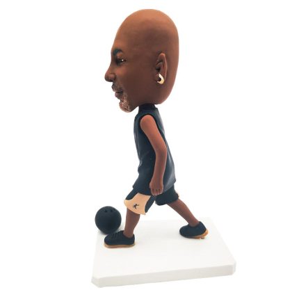 Black Sports Suit Bowling Player Customized Bobblehead
