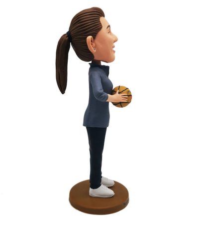 Custom basketball girl bobbleheads