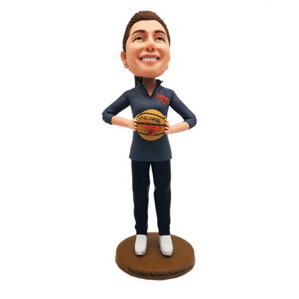 Basketball Coach in Sportswear Custom Bobblehead