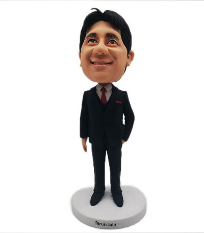 Brown Suit Confident CEO Bobblehead 2021 Best Deal
