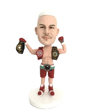 Wrestler in Red Wrestling custom Bobblehead