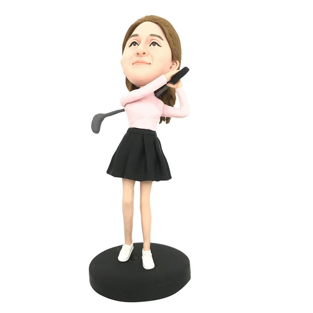 Custom Golf Girl Bobblehead Custom Golf Girl Bobblehead