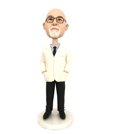 White Coat Doctor Customized Bobblehead