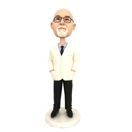 White Coat Doctor Customized Bobblehead