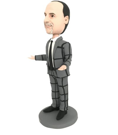 Enthusiastic CEO bobblehead