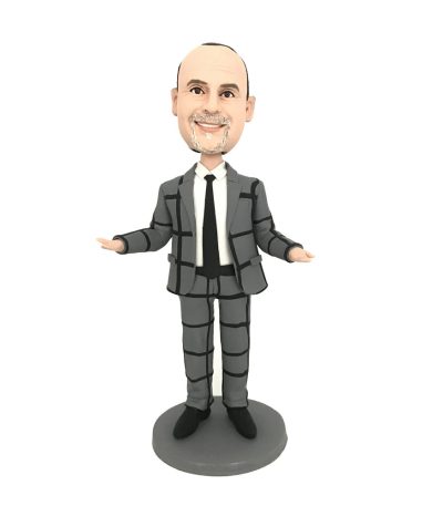 Custom Enthusiastic CEO bobblehead