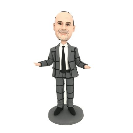 Custom Enthusiastic CEO bobblehead
