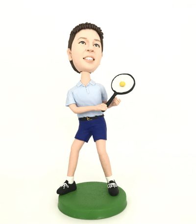 Tennis Woman Custom Bobblehead