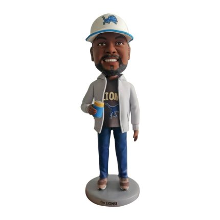 Black Construction Worker Custom Bobbleheads
