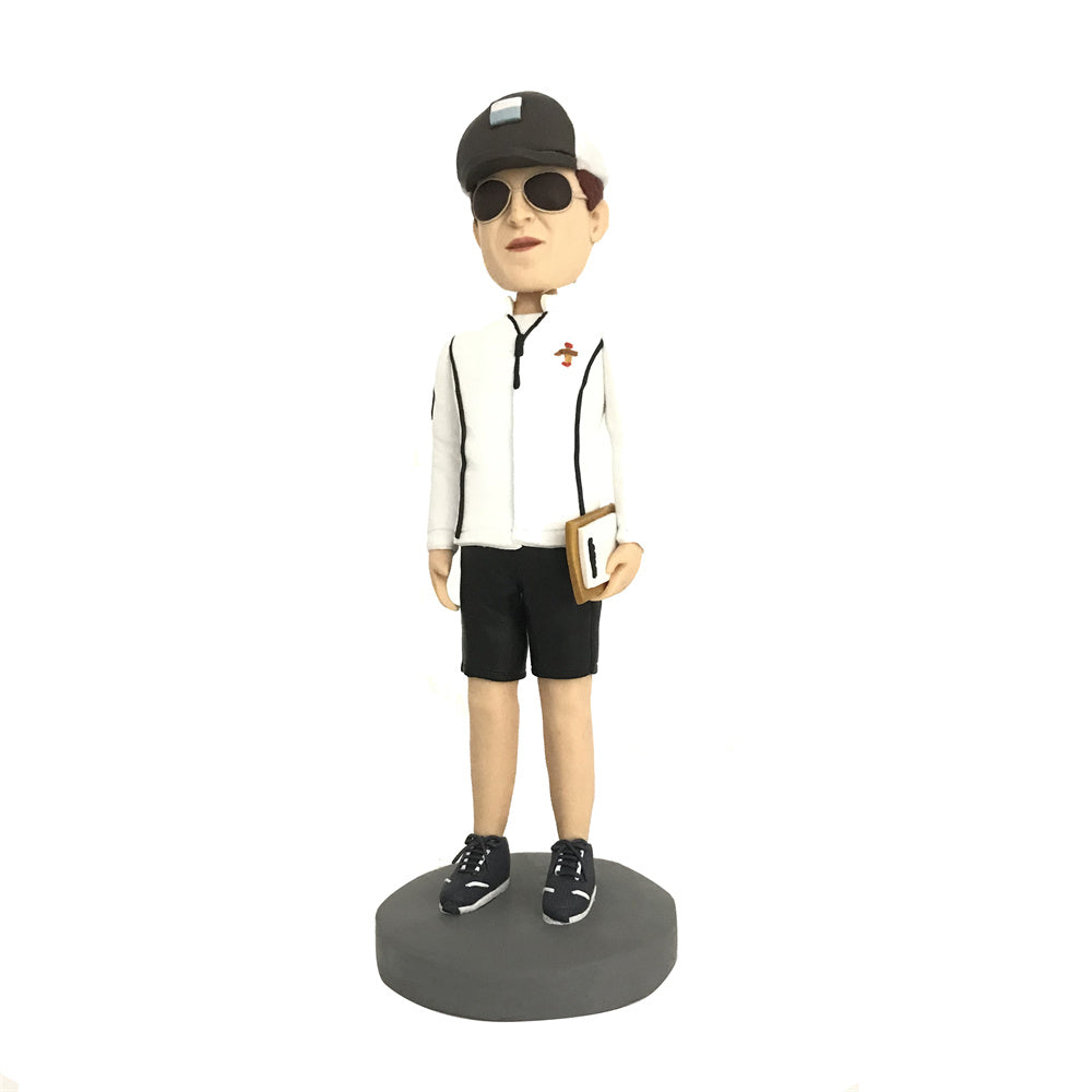 Coach Wearing Sunglasses Custom Bobblehead Coach Wearing Sunglasses Custom Bobblehead