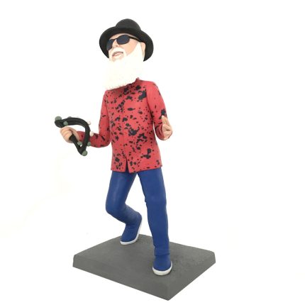 Cool Grandpa with White Beard Bobblehead