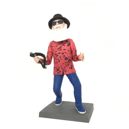 Cool Grandpa with White Beard Bobblehead
