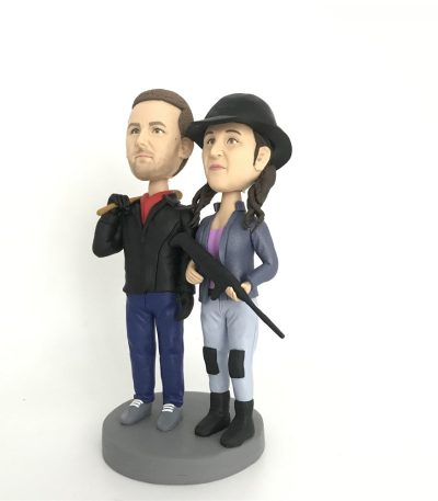 Hunter Couple Custom Bobbleheads