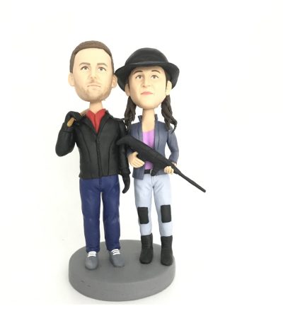 Custom Hunter Couple Bobbleheads