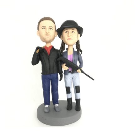 Custom Hunter Couple Bobbleheads