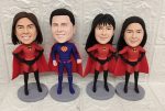 Custom Superhero Team Bobbleheads