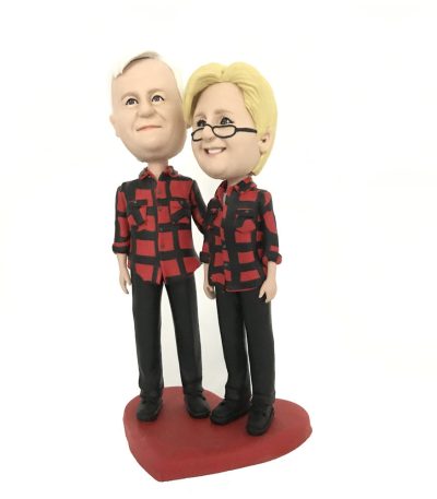 Matching Couple Outfit Personalized Bobblehead
