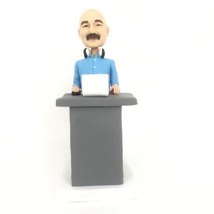 Speaker with Podium Custom Bobblehead