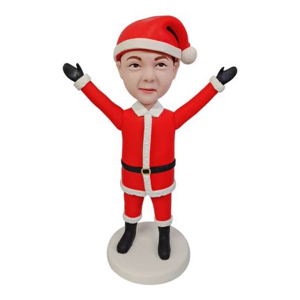 Christmas Woman in Hat Custom Bobblehead