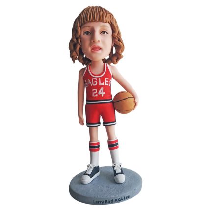 Custom Eagles’ girl Basketball Bobblehead