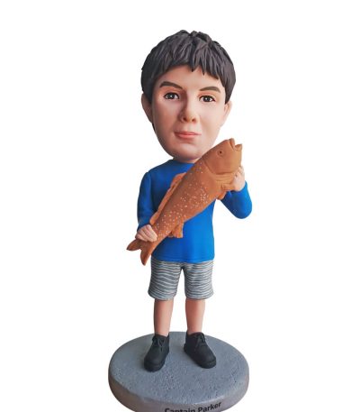 Custom Fishing Boy Bobbleheads