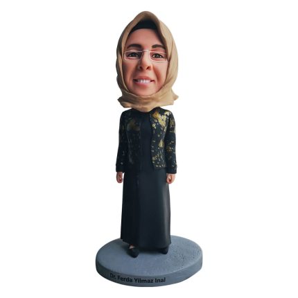 Custom Muslim Woman Bobbleheads