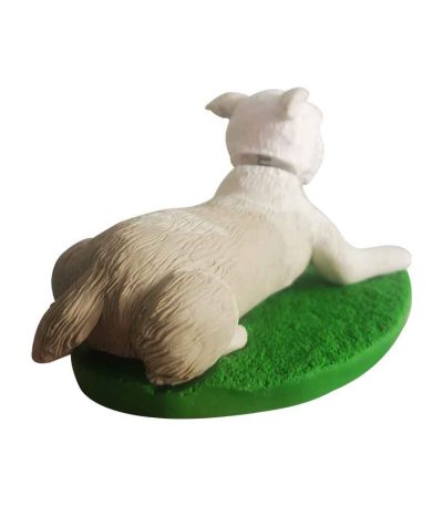 Custom White Terrier Bobblehead