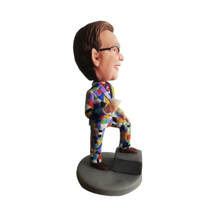 Rich Man in Spectacles Bobblehead