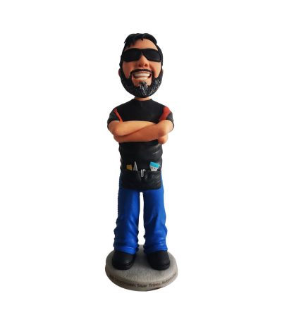 Black Security Man Bobblehead