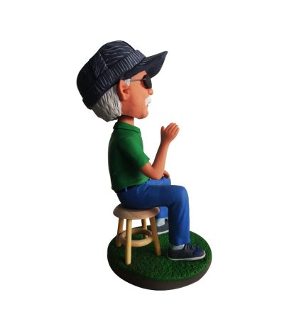 Grandpa in Green Shirt Bobble Head
