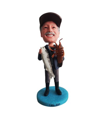 Old Fisherman Bobblehead