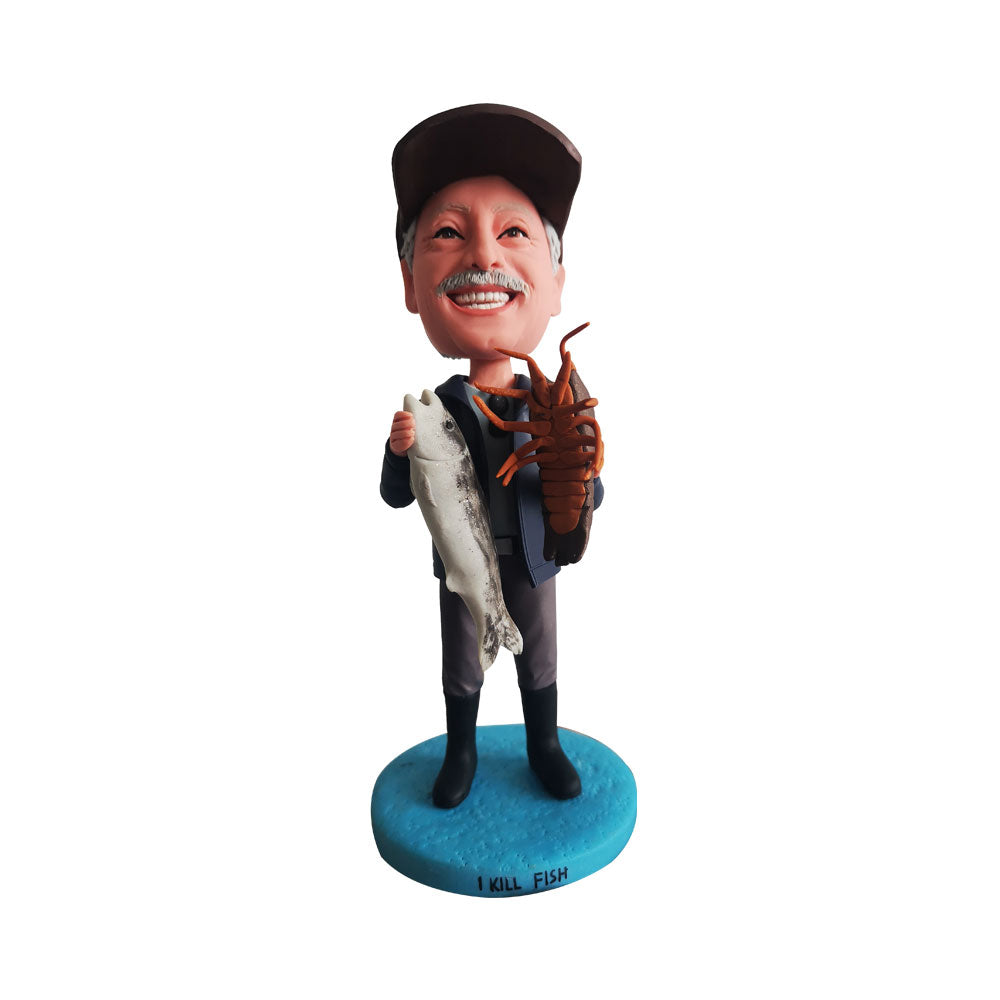 Old Fisherman Bobblehead Old Fisherman Bobblehead