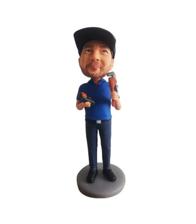 Customized Plumber Bobblehead
