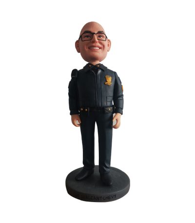 Man In Police Uniform Bobblehead