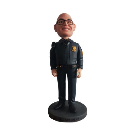 Man In Police Uniform Bobblehead